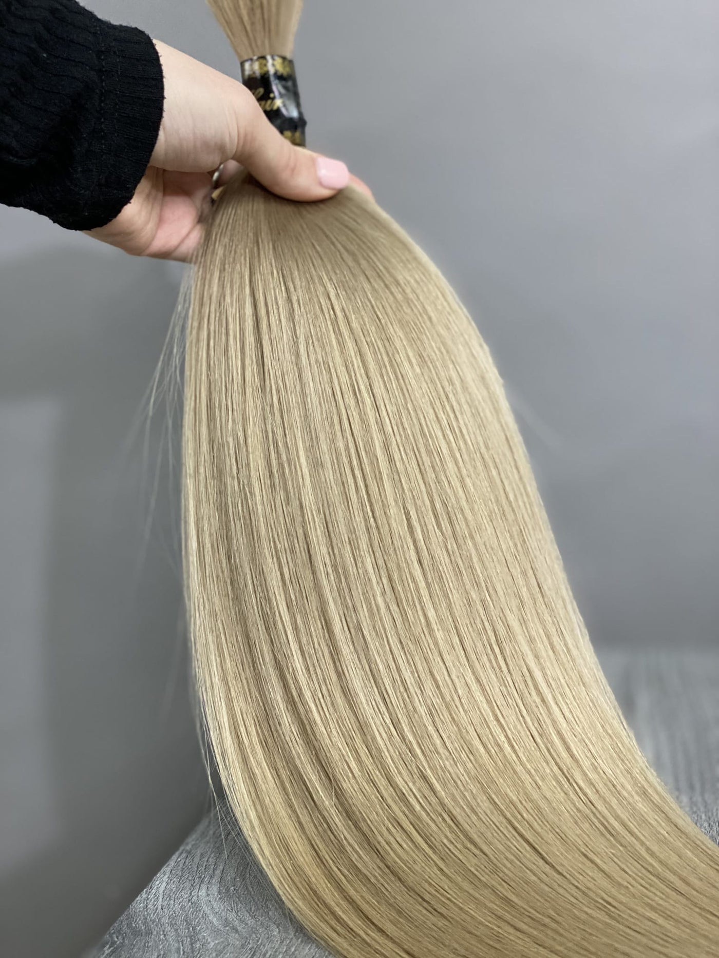 Naturhaar/ glatt und lockig/ 45-50cm