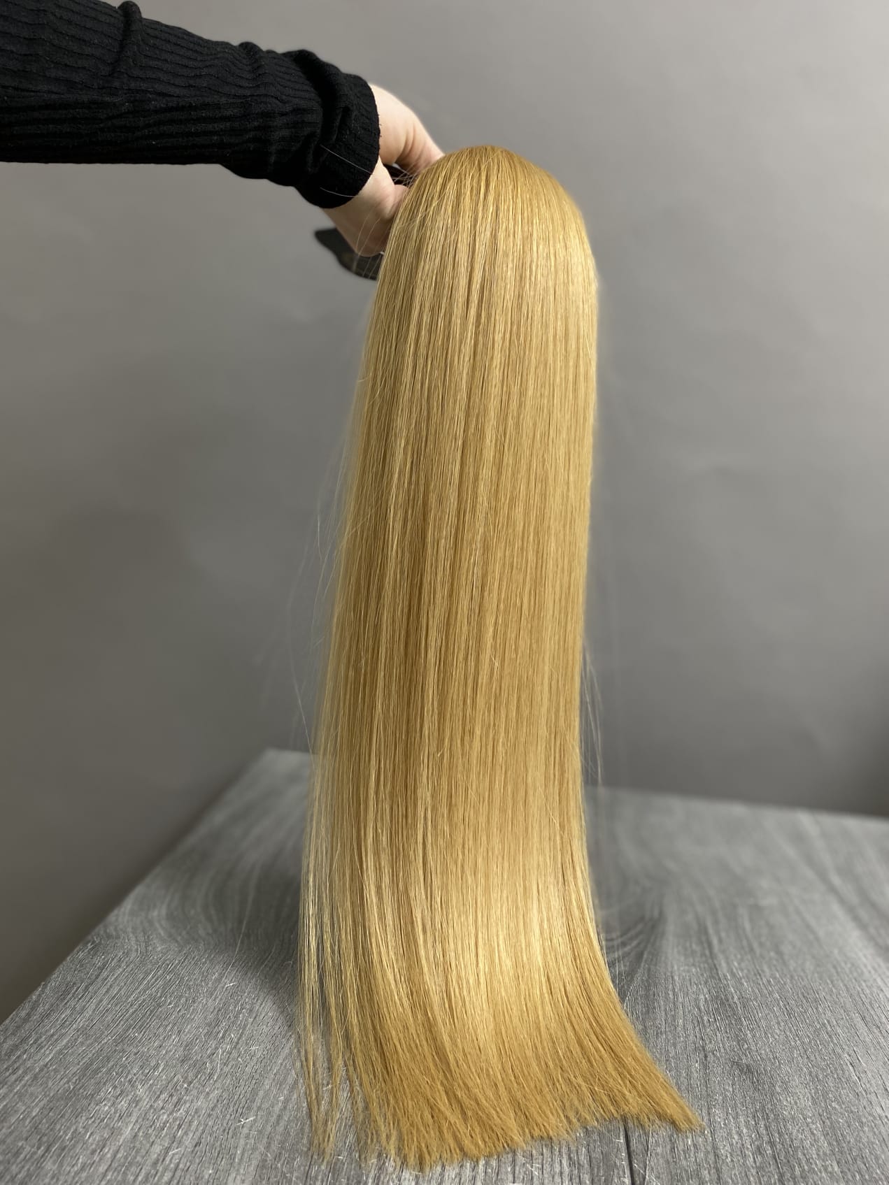 Naturhaar/ glatt und lockig/ 80-85cm