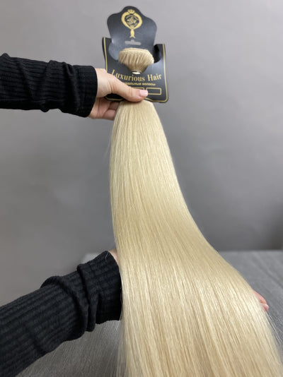 Naturhaar/ glatt und lockig/ 80-85cm