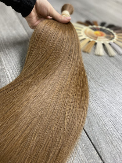 Naturhaar/ glatt und lockig/ 45-50cm