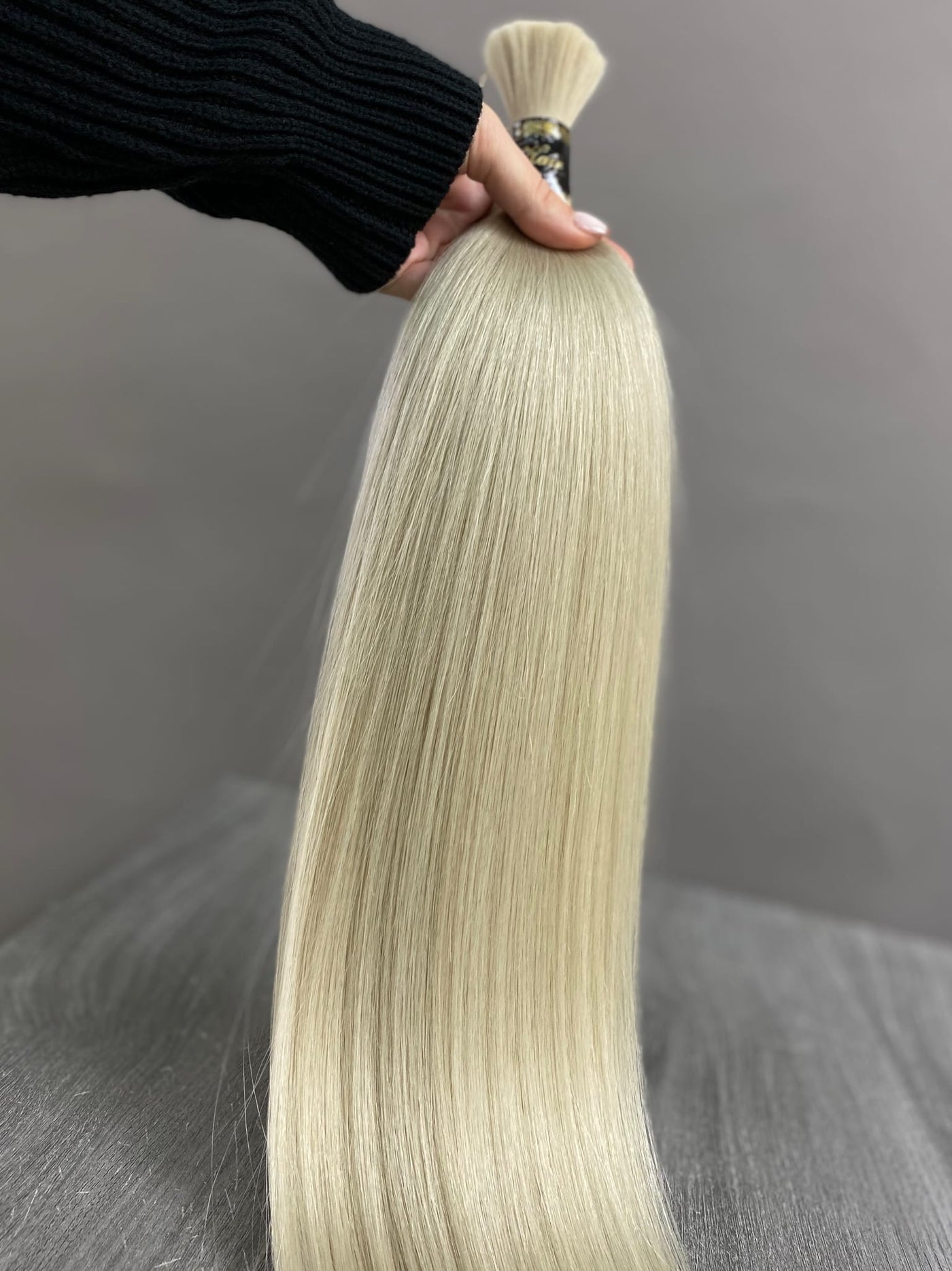 Naturhaar/ glatt und lockig/ 80-85cm