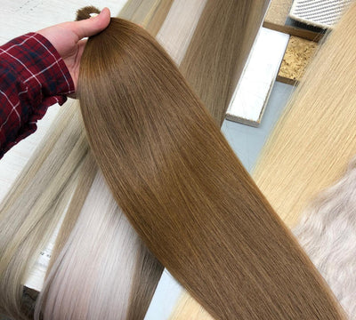 Naturhaar/ glatt und lockig/ 60-65cm