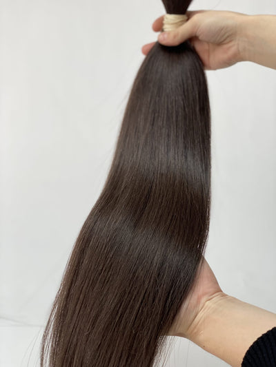 Naturhaar/ glatt und lockig/ 80-85cm