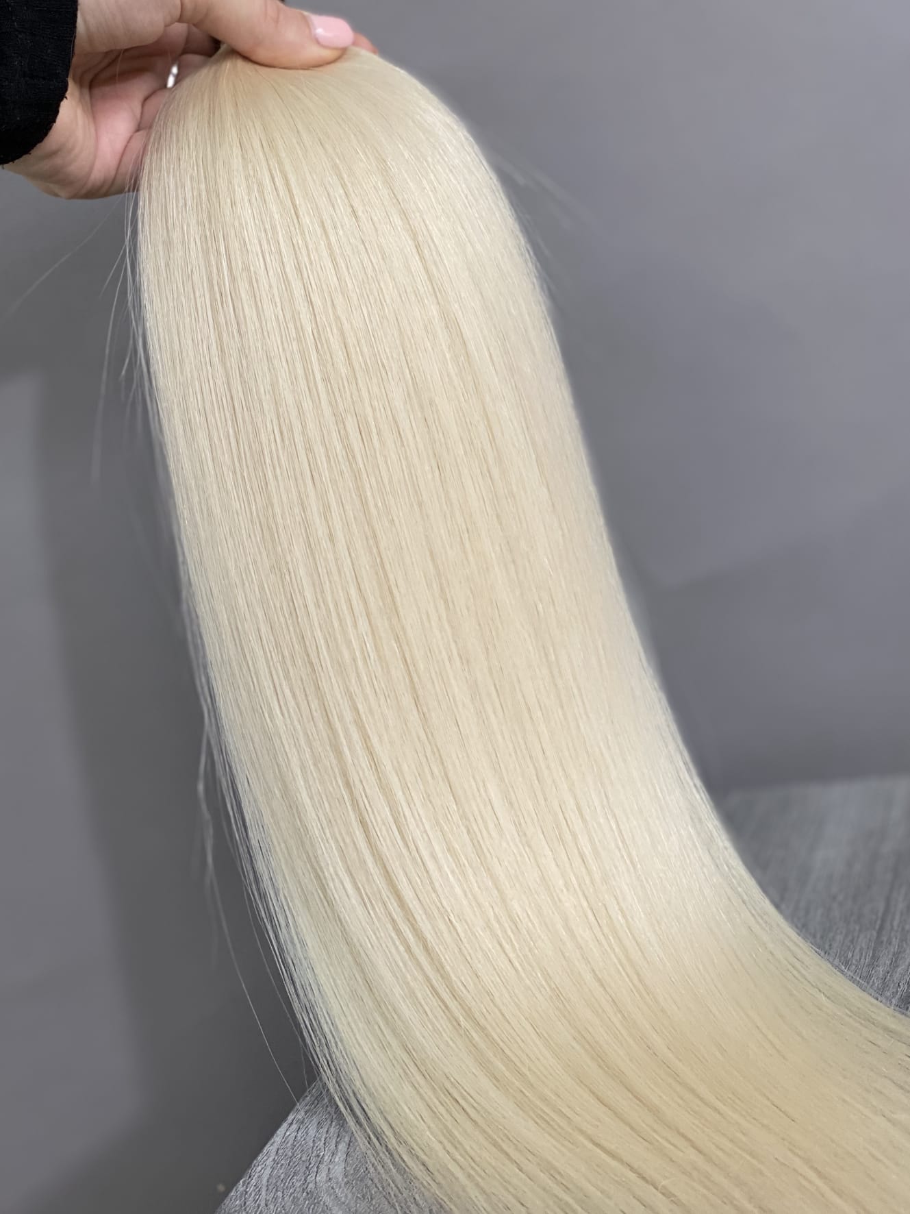 Naturhaar/ glatt und lockig/ 80-85cm