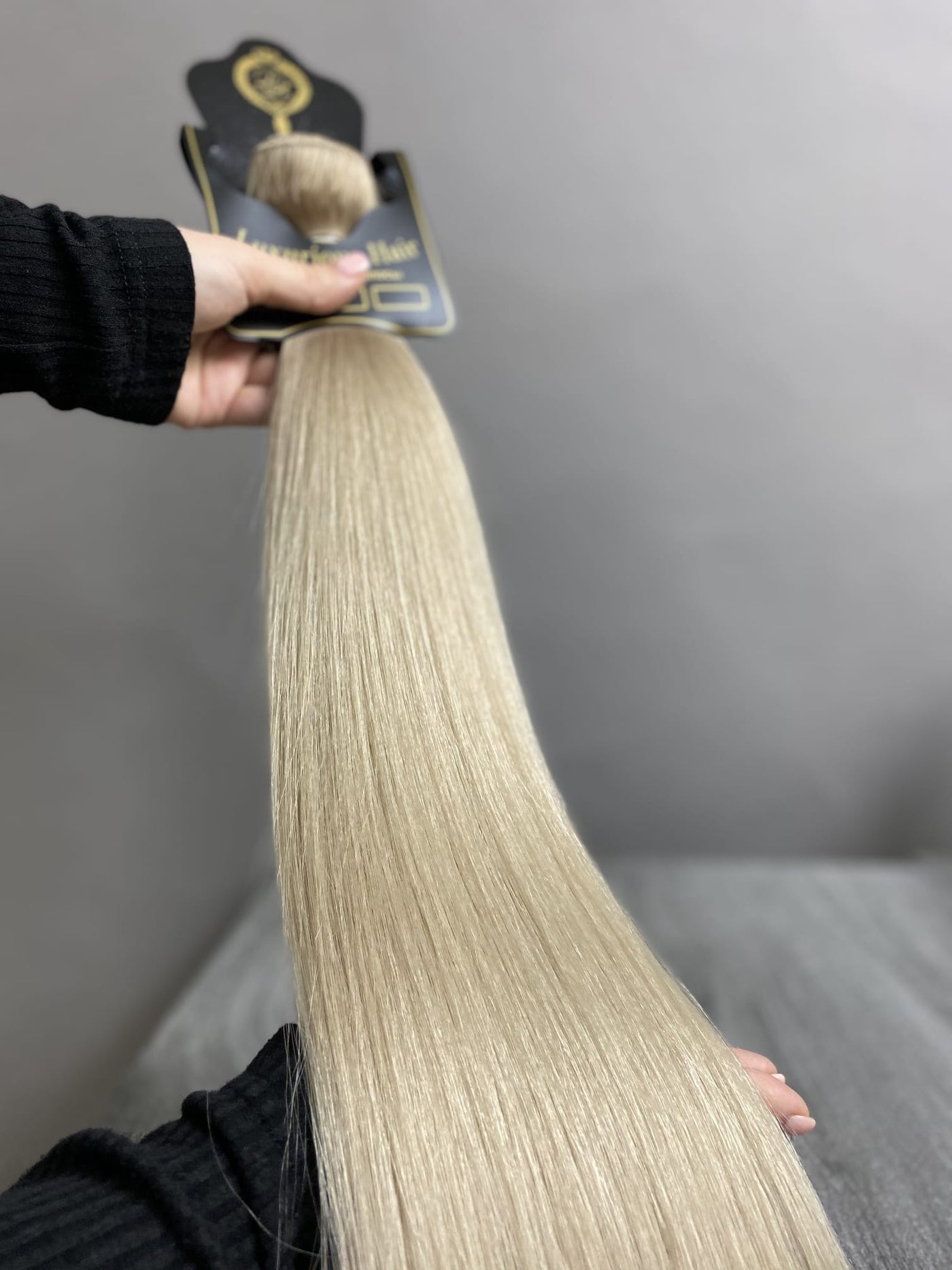 Naturhaar/ glatt und lockig/ 65-70cm