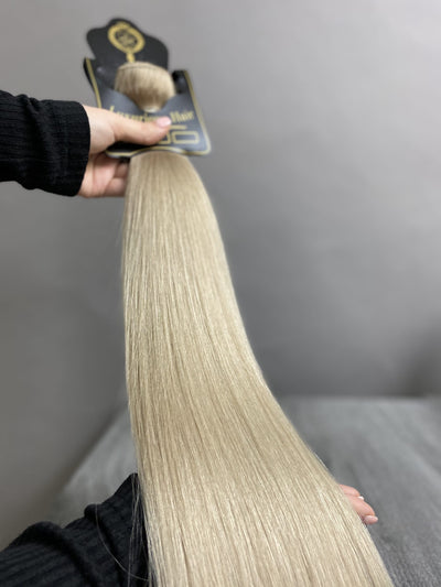 Naturhaar/ glatt und lockig/ 60-65cm